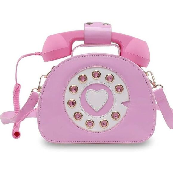 Retro Look Actual Working Telephone Purse - Picture 1 of 6